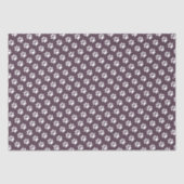 Cute Paw Prins Snow Paarse Birthday Tissuepapier (Voorkant)