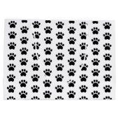 Cute Paw Print Pattern Gift Bag Large Cadeautasje (Achterkant)