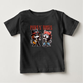 Cute Paws 'N Roses Grappige Rots Kat Baby Cadeau