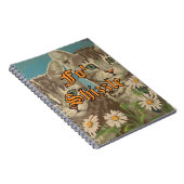 Cute  PBN Cats and Daisies Notitieboek Funny (Rechterzijde)