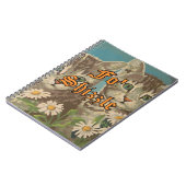 Cute  PBN Cats and Daisies Notitieboek Funny (Linkerzijde)