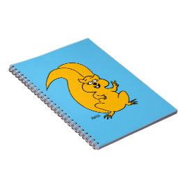 Cute Peace Sign Squirrel School Notitieboek