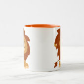 Cute Peaceful Cartoon Lion Mok (Center)