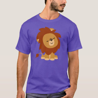 Cute Peaceful Cartoon Lion T-Shirt