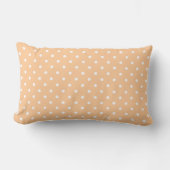 Cute Peach Polka Dots Pattern Kussen (Voorkant)