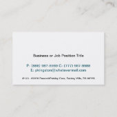 Cute Peacock Colors Paisley Calling Card Contactkaartje (Achterkant)