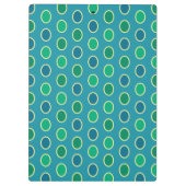 Cute Peacock Personalized Klembord (Achterkant)