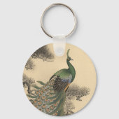 Cute Peacock Sleutelhanger (Voorkant)