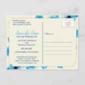 Cute Peacock sparen het datum briefkaart (Achterkant)