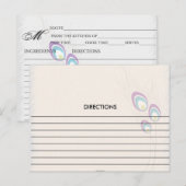 Cute Peacock-veren Ontvangkaarten Briefkaart (Voorkant / Achterkant)