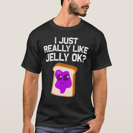 Cute Peanut Butter and Jelly Mannen Women Matching T-shirt (Voorkant)