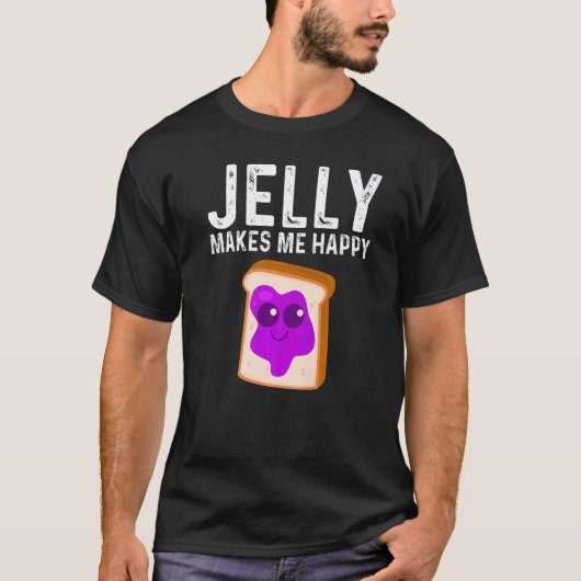 Cute Peanut Butter and Jelly Mannen Women Matrix B T-shirt (Voorkant)
