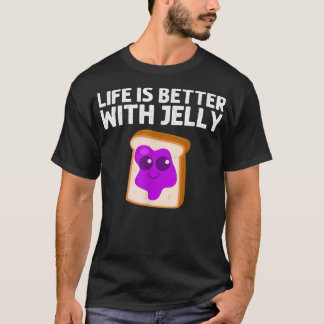 Cute Peanut Butter en Jelly Art Mannen Women Match T-shirt