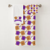 Cute Peanut Butter en Jelly Bad Handdoek (Insitu)