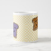 Cute Peanut Butter en Jelly Best Friends Grote Koffiekop (Voorkant)