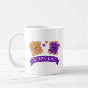 Cute Peanut Butter en Jelly Koffiemok