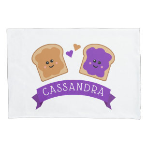 Cute Peanut Butter en Jelly Kussensloop