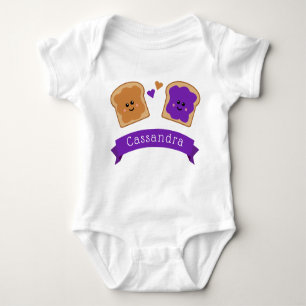 Cute Peanut Butter en Jelly Romper