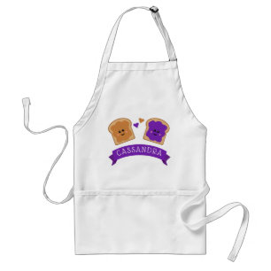 Cute Peanut Butter en Jelly Standaard Schort
