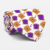 Cute Peanut Butter en Jelly Stropdas (Opgerold)