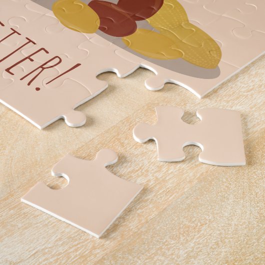 Cute Peanut Butter Jar | Jigzaag Puzzle Legpuzzel (Zijkant)
