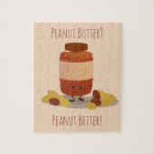Cute Peanut Butter Jar | Jigzaag Puzzle Legpuzzel (Verticaal)
