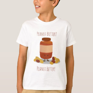 Cute Peanut Butter Jar   Kinder T-shirt