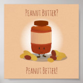 Cute Peanut Butter Jar | POSTER (Voorkant)