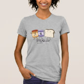Cute Peanut Butter & Jelly & Bread Spread Joy T-shirt (Voorkant)