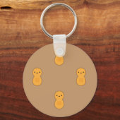 Cute Peanut Pattern Sleutelhanger (Voorkant)