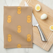 Cute Peanut Pattern Theedoek (Quarter Fold)