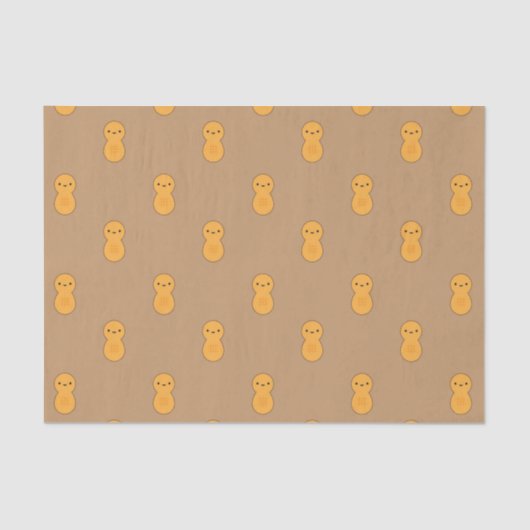 Cute Peanut Pattern Tissuepapier (Voorkant)