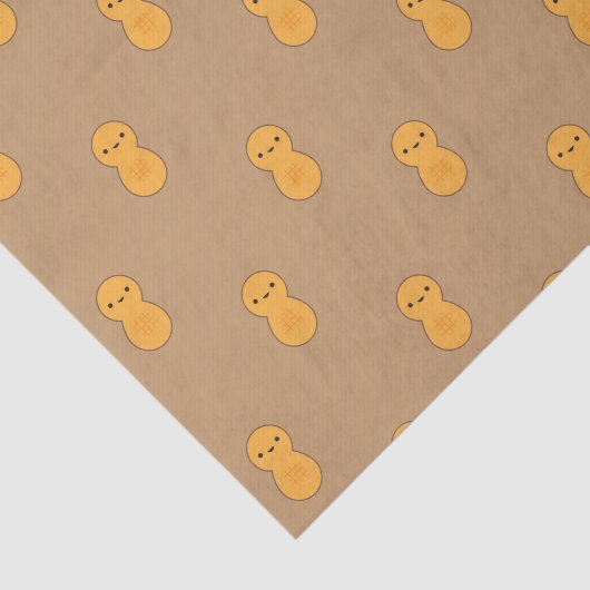Cute Peanut Pattern Tissuepapier (Detail)
