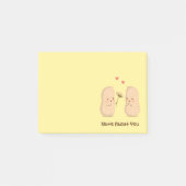 Cute Peanuts Nuts Over You Pun Love Humor Post-it® Notes (Voorkant)