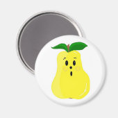 Cute Pear Face Magneet (Voorkant / Achterkant)