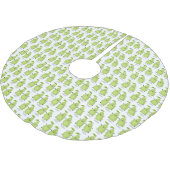 Cute pear pair cartoon illustratie kerstboom rok (Gekanteld)