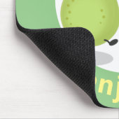 Cute pear pair cartoon illustratie muismat (Hoek)