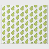 Cute Pear Pattern Cadeaupapier (Vlak)