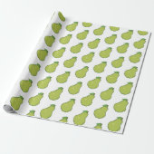 Cute Pear Pattern Cadeaupapier (Uitgerold)