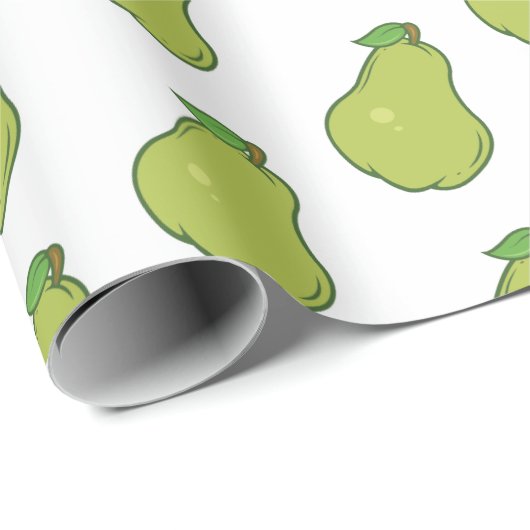Cute Pear Pattern Cadeaupapier (Rol Hoek)