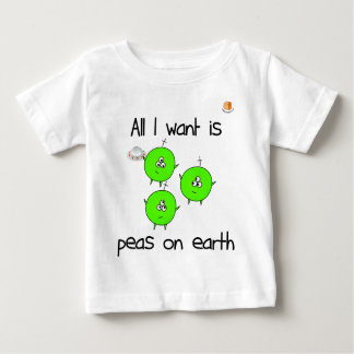Cute Peas on Earth Baby T-shirt