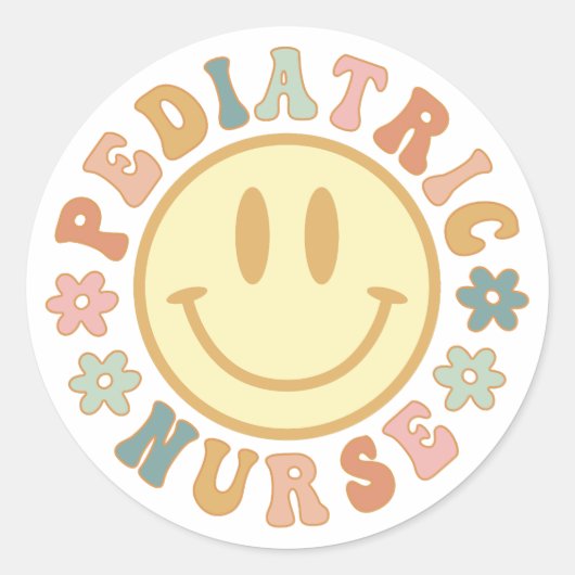 Cute Pediediatric Neurse Gift | Zenuwen van varken Ronde Sticker (Voorkant)