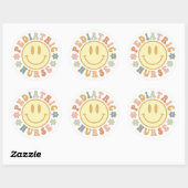 Cute Pediediatric Neurse Gift | Zenuwen van varken Ronde Sticker (Vel)