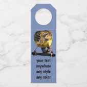 Cute Peek a Boo birdie Flessenhanger (Voorkant)