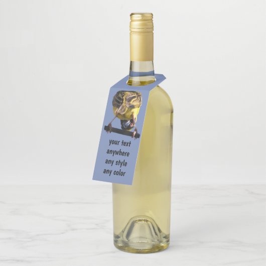 Cute Peek a Boo birdie Flessenhanger (Schuin)