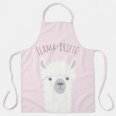 Cute Peek-a-boo Llama Llama-rrific Pink Funny Schort (Voorkant)
