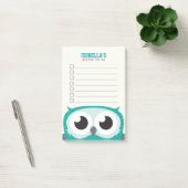 Cute Peekaboo Owl om lijst te doen Post-it® Notes (Kantoor)