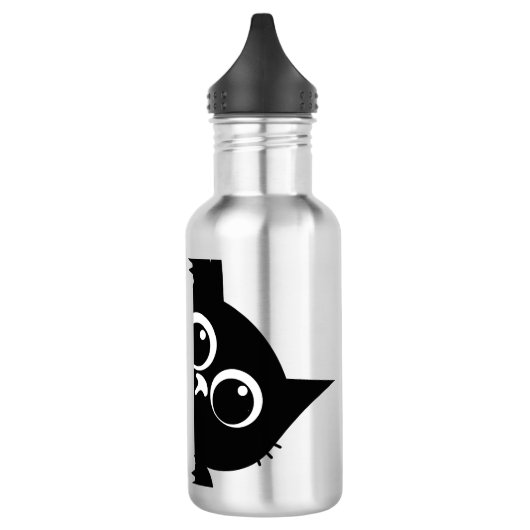 Cute Peeking Cat Design Water Bottle Waterfles (Links)