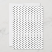 Cute Peeking Panda Baby shower Kaart (Achterkant)