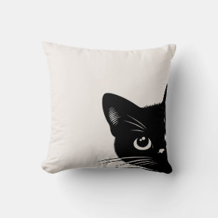 Cute Peking Black Cat Kussen